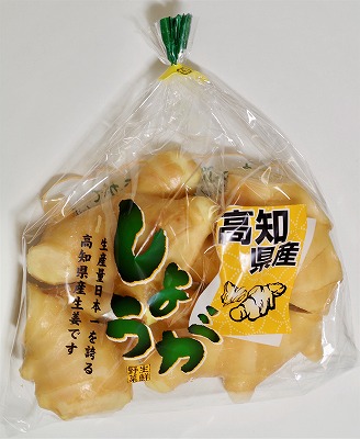 高知県産生姜　袋